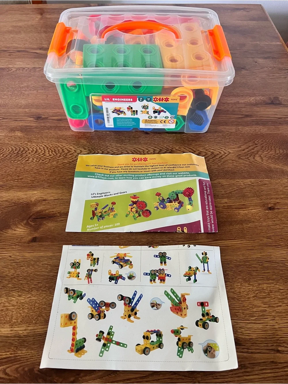 Kids Lil' Engineers Construction Set - Multicolor Building Blocks